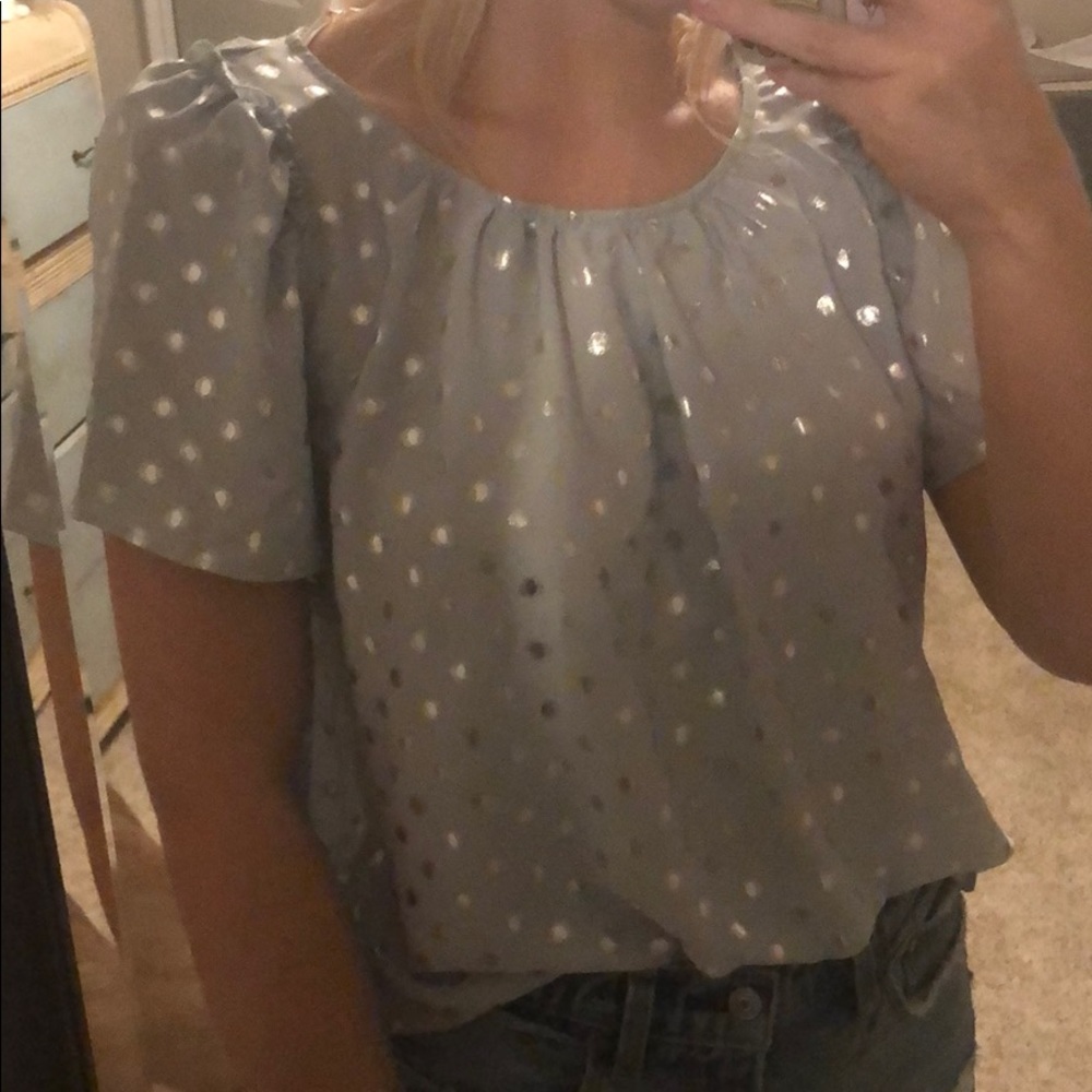 NWT Baby blue blouse